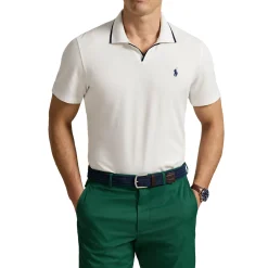 Ralph Lauren Knit-Polo RLX Performance Ceramic Wh/Refined N Clearance