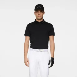 J.Lindeberg Kv Polo Svart Black Discount