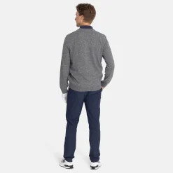 Lyle & Scott Lambswool Blend Argyle V-Neck Grå Blå Grey/Navy (X934) Online
