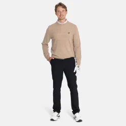Lyle & Scott Lambswool Blend Crew Beige Beige (Oatmeal X931) Discount