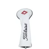 Titleist Leather Headcover Fairwaywood White New