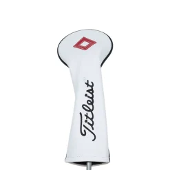 Titleist Leather Headcover Fairwaywood White New