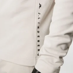 J.Lindeberg Leon Quarter Zip Mid Layer Moonbeam Discount
