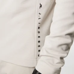 J.Lindeberg Leon Quarter Zip Mid Layer Moonbeam Discount