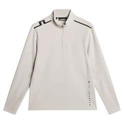 J.Lindeberg Leon Quarter Zip Mid Layer Moonbeam Discount