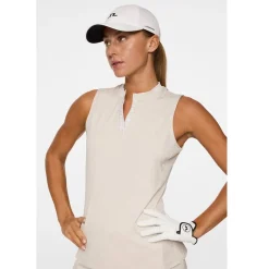 J.Lindeberg Leya Sleeveless Top Moonbeam Discount