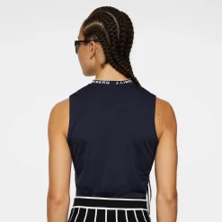 J.Lindeberg Leya Sleeveless Top Blå JL Navy Outlet