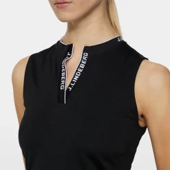J.Lindeberg Leya Sleeveless Top Svart Black Clearance