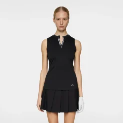 J.Lindeberg Leya Sleeveless Top Svart Black Clearance