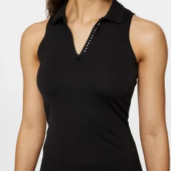 J.Lindeberg Leylo Sleeveless Top Svart Black Hot