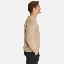 Callaway Ls V-Neck Merino Beige Heather Discount