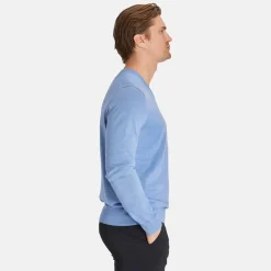 Callaway Ls V-Neck Merino Chambray Htr