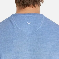 Callaway Ls V-Neck Merino Chambray Htr