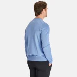 Callaway Ls V-Neck Merino Chambray Htr