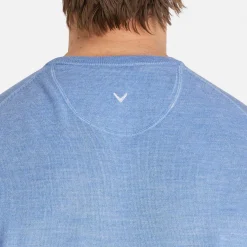Callaway Ls V-Neck Merino Chambray Htr