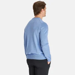 Callaway Ls V-Neck Merino Chambray Htr