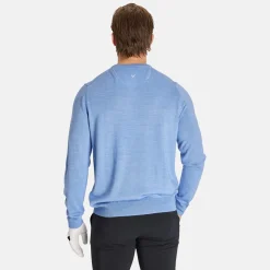 Callaway Ls V-Neck Merino Chambray Htr