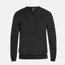 Callaway Ls V-Neck Merino Grå Dark Caviar Heather