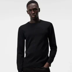J.Lindeberg Lyle Merino Crew Neck Sweater Svart Black Hot