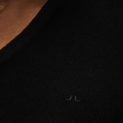 J.Lindeberg Lymann Merino V-Neck Sweater Svart Black Online
