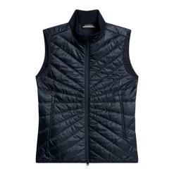 J.Lindeberg Madde Quilt Hybrid Vest Blå JL Navy Clearance