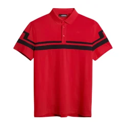 J.Lindeberg Mads Polo Barbados-Cherry Outlet