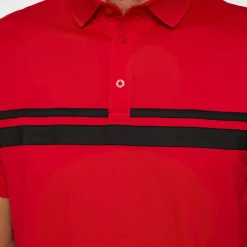 J.Lindeberg Mads Polo Barbados-Cherry Outlet