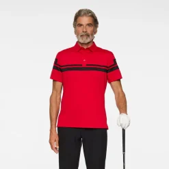 J.Lindeberg Mads Polo Barbados-Cherry Outlet