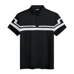 J.Lindeberg Mads Polo Svart Black Clearance
