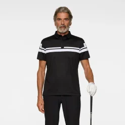 J.Lindeberg Mads Polo Svart Black Clearance
