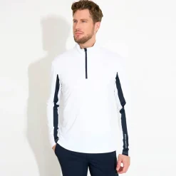 Abacus M Aloha Uv Longsleeve Vit 193-White-Navy Sale