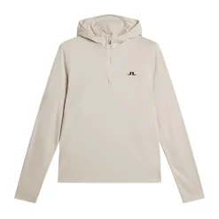 J.Lindeberg Mario Quarter Zip Hood Moonbeam Outlet