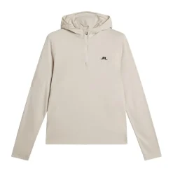 J.Lindeberg Mario Quarter Zip Hood Moonbeam Outlet