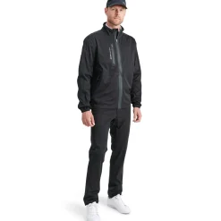 Abacus M Bounce Raintrousers Shorter Svart 600-Black Hot