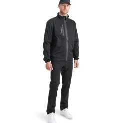 Abacus M Bounce Raintrousers Svart 600-Black Discount