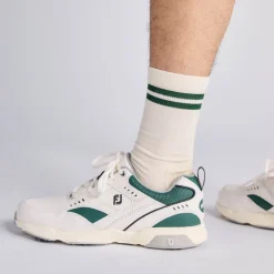 Local Rule Merino Socks Green Stripe Best