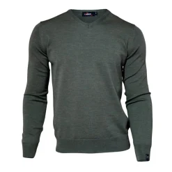 Ivanhoe Merino V-Neck Grön Grön (Rifle Gr 426) Online