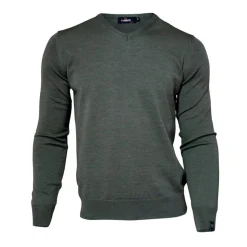 Ivanhoe Merino V-Neck Grön Grön (Rifle Gr 426) Online