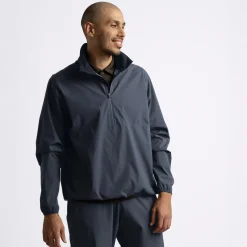 Cross Sportswear M Essex Windbreaker 1/4 Zip Blå Navy (498) Outlet