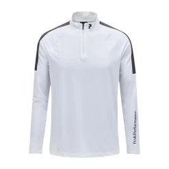 Peak Performance M Half Zip Baselayer White-Motion Grey- New