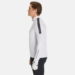 Peak Performance M Half Zip Baselayer White-Motion Grey- New
