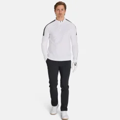Peak Performance M Half Zip Baselayer White-Motion Grey- New