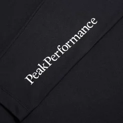 Peak Performance M Half Zip Baselayer Black-Motion Grey- Hot