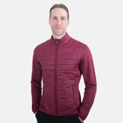 Bogeys & Birdies M Hybrid Padded Jkt Röd Burgundy Sale