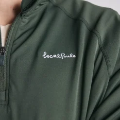 Local Rule Midlayer Q-Zip Deep Forrest Green Sale