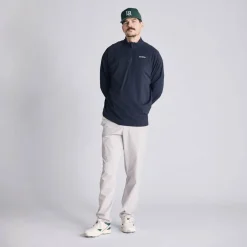Local Rule Midlayer Q-Zip Blå Dark Navy Sale