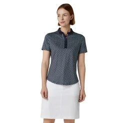 Callaway Mini Geo Floral Ss T Blå Peacoat Clearance