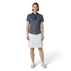 Callaway Mini Geo Floral Ss T Blå Peacoat Clearance