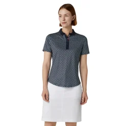 Callaway Mini Geo Floral Ss T Blå Peacoat Clearance