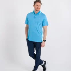 Callaway Mini Stripe Polo Blå Blå (Spring B 983) Outlet